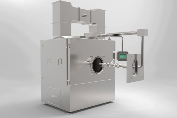 Design und Herstellung der ersten Labortablettenbeschichtungsmaschine